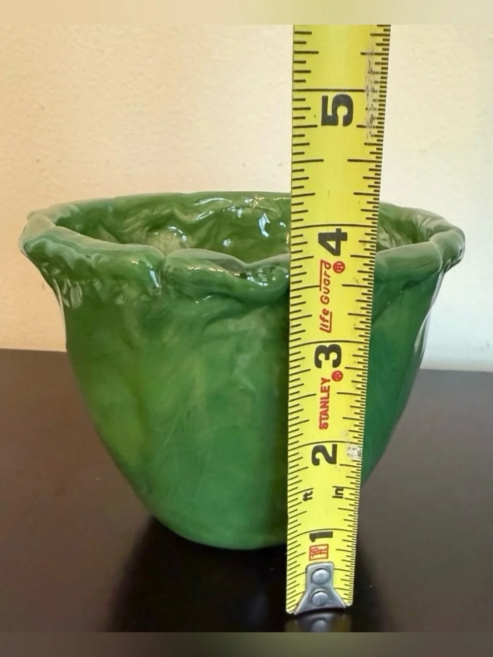 Small Green Glass Vase